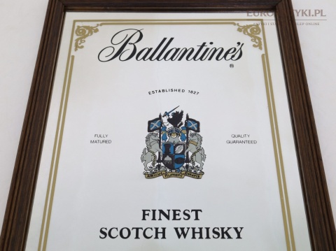 ballantine's finest scotch mirror