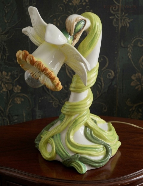 stylowa lampka secesyjna Italy