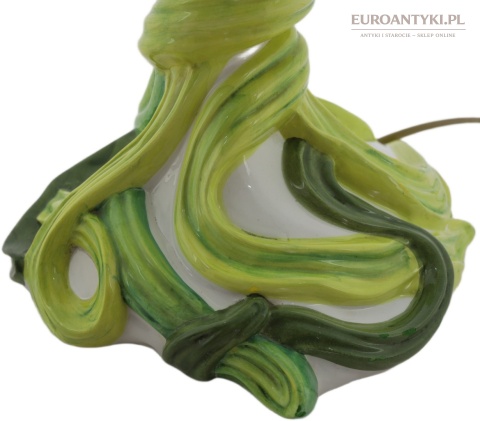 lampka ceramiczna secesyjna