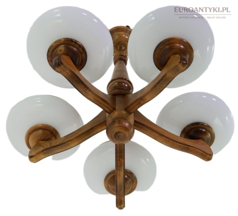 retro lampa sufitowa rustykalna