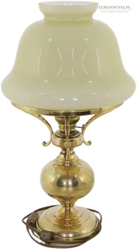 antyczna lampa stołowa wysokość 60 cm