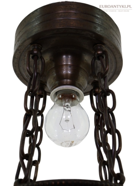 antyczne łańcuchy do lampy