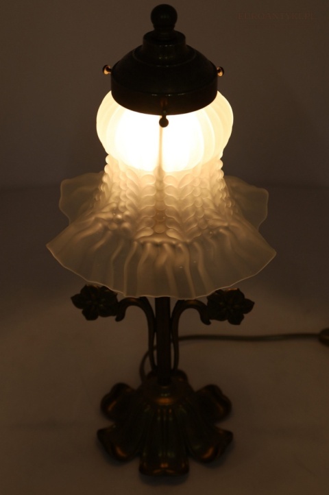 lampka kwiatowa vintage