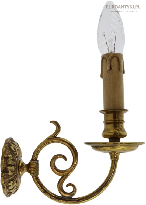 zabytkowe lampy ścienne z oprawkami e14