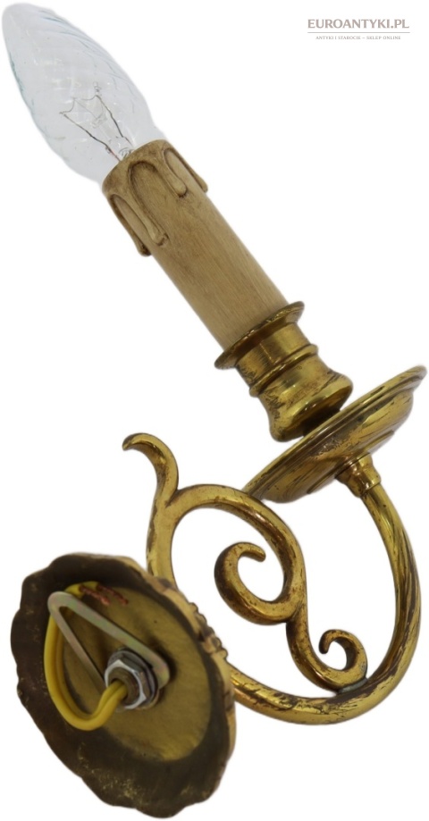 ścienne lampy vintage z esowatymi ramionami
