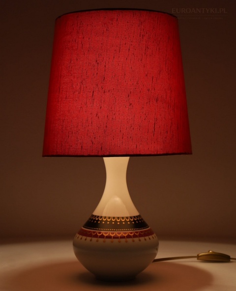 niemiecka porcelana fürstenberg lampa