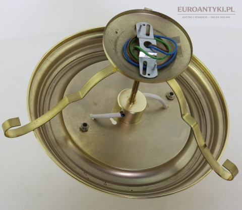 okrągła stylowa lampa sufitowa vintage