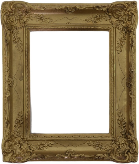 złota rama drewniana neobarokowa vintage
