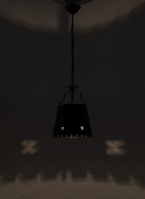 lampa wisząca folk retro