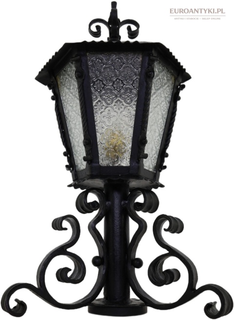 francuska lampa ogrodowa retro