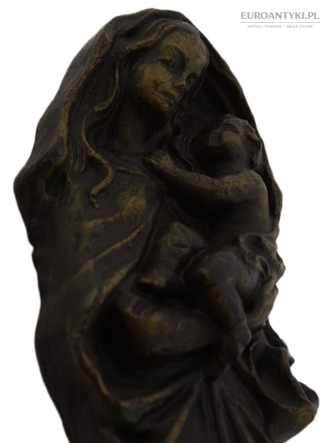 woskowa Madonna z Dzieciątkiem połowa XX wieku
