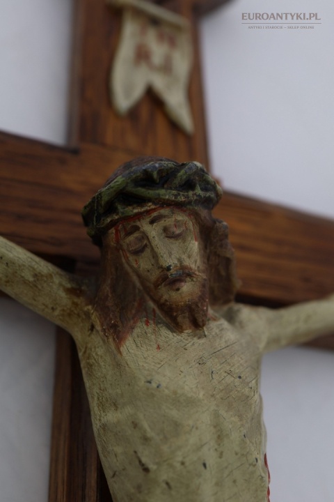 figura ukrzyżowanego Jezusa vintage