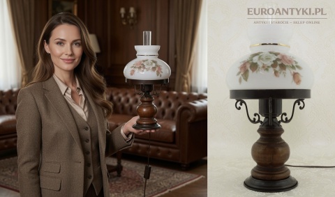 rustykalna lampka do domu wiejskiego
