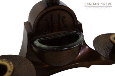 krucyfiks z monogramem ihs antyk