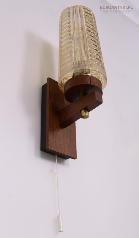 Kinkiet mid-century w bardzo dobrym stanie