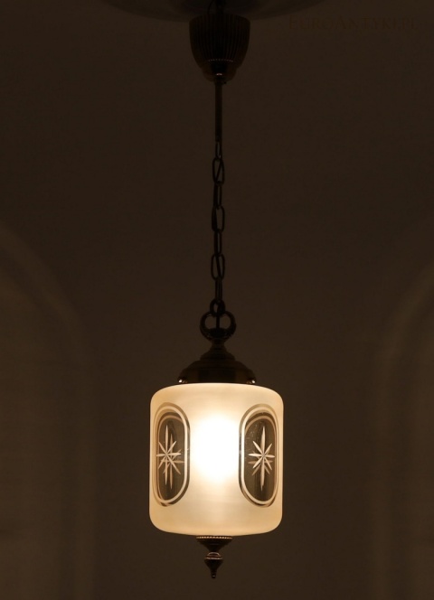 reprezentacyjna lampa sufitowa w stylu retro vintage