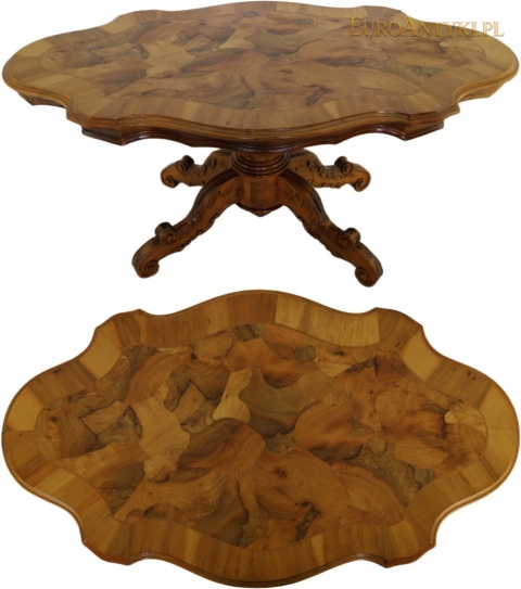 antyczny stolik kawowy ludwikowski