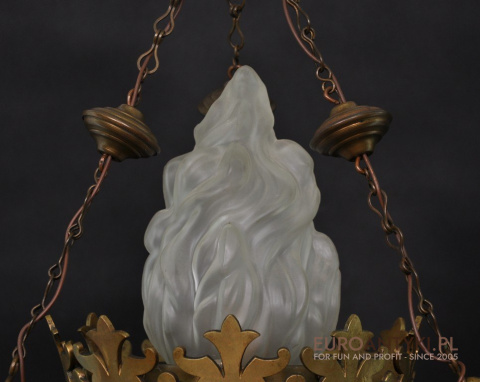 ANTYK STARA LAMPA ART NOUVEAU SECESJA JUGENDSTIL x