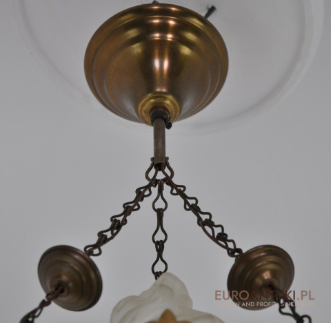 ANTYK STARA LAMPA ART NOUVEAU SECESJA JUGENDSTIL x