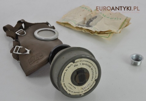 BELGIJSKA FRANCUSKA MASKA PRZECIW GAZOWA L.702 x