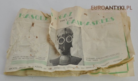 BELGIJSKA FRANCUSKA MASKA PRZECIW GAZOWA L.702 x