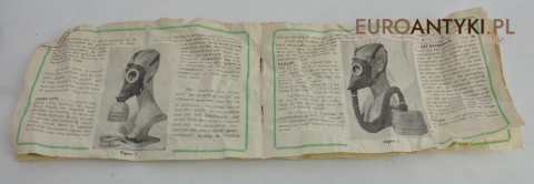 BELGIJSKA FRANCUSKA MASKA PRZECIW GAZOWA L.702 x