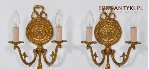 ZABYTKOWE KINKIETY LAMPKI LAMPY EMPIRE EMPIR STYL ANGIELSKI