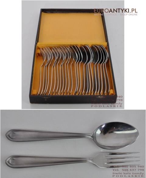 KOMPLET obiadowy SZTUCCOW SZTUCCE lyzki widelce