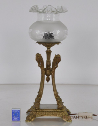 LAMPKA SECESYJNA ART NOUVEAU JUGENDSTIL ANTYK x