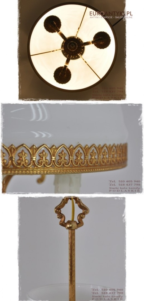 Dekoracyjna lampa pałacowa do ganku holu antyk oświetlenie dworkowe