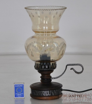 STARA RUSTYKALNA LAMPA LAMPKA VINTAGE RUSTIC RETRO