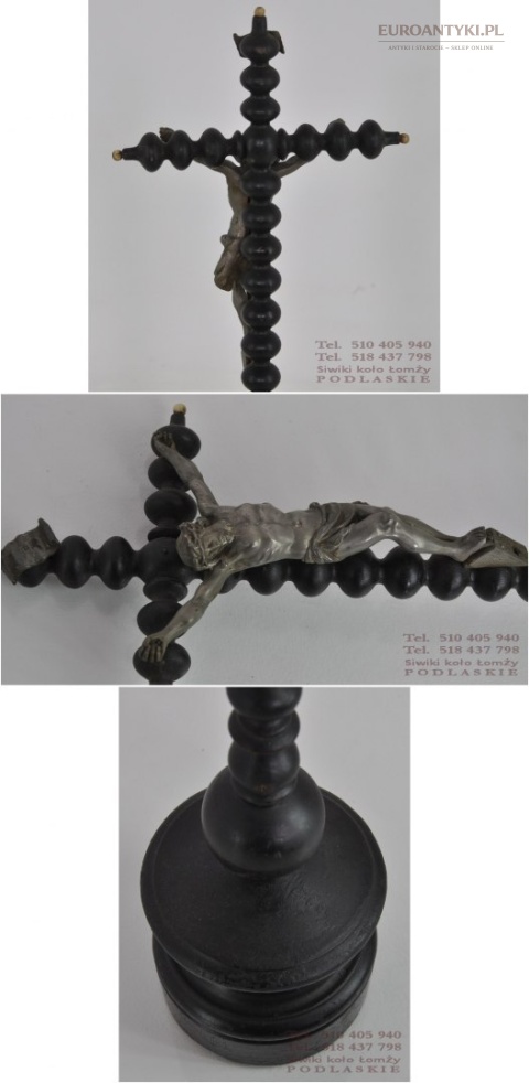 STARY KRZYZ JEZUS CHRYSTUS INRI GRUNDERZEIT ANTYK