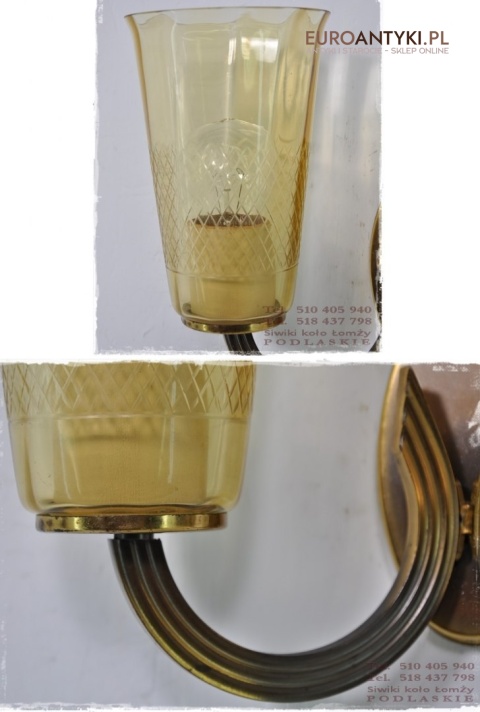 XL STARE KINKIETY LAMPKI LAMPY NA SCIANE ART DECO