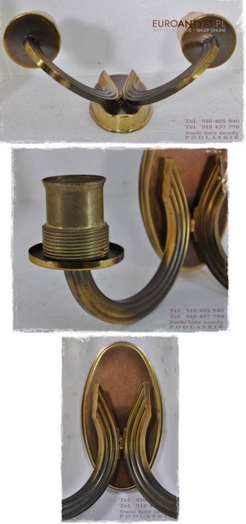 XL STARE KINKIETY LAMPKI LAMPY NA SCIANE ART DECO