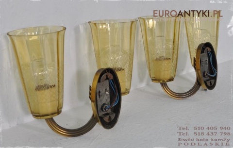 XL STARE KINKIETY LAMPKI LAMPY NA SCIANE ART DECO