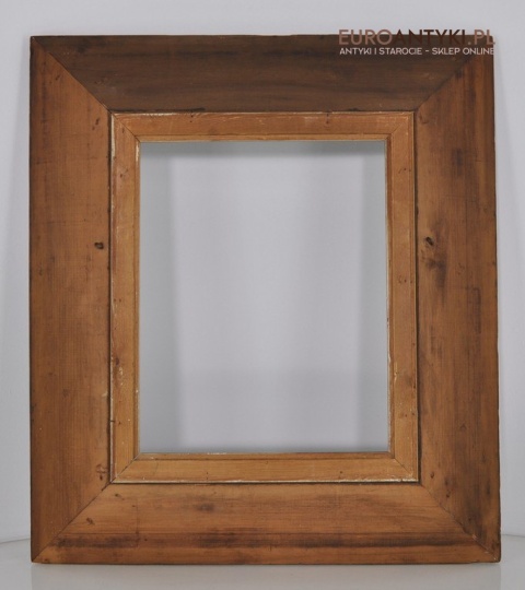 STARA DREWNIANA RAMA DO OBRAZU GRUNDERZEIT ANTYK x