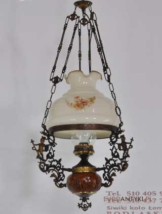 XL DUZA STARA RUSTYKALNA LAMPA Z AUSTRII RUSTIC XL