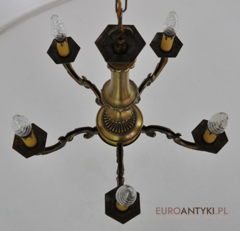 ZYRANDOL Z BRAZU EMPIRE EMPIR ANTYK STARA LAMPA x