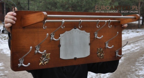 ANTYK STARA GARDEROBA WIESZAK HAKI WIESZAKI x
