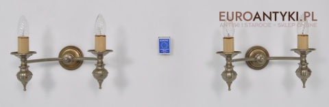 DUZE STARE SREBRNE KINKIETY LAMPKI STARE SREBRO