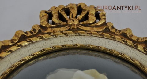 DUZY STARY OZDOBNY OBRAZ Z KWIATAMI OZDOBA KWIAT x