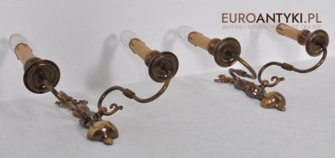 KLASYCZNE KINKIETY DO PAJAKA Z BRAZU LAMPKI x