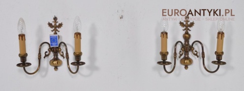 KLASYCZNE KINKIETY DO PAJAKA Z BRAZU LAMPKI x