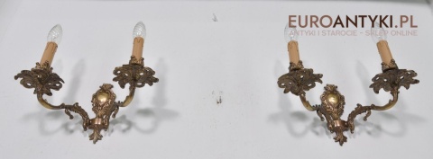 KLASYCZNE KINKIETY Z BRAZU LAMKI LAMPY SCIENNE x