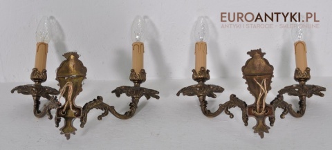 KLASYCZNE KINKIETY Z BRAZU LAMKI LAMPY SCIENNE x