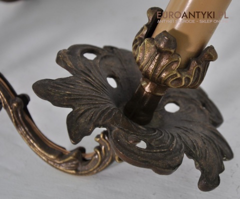 KLASYCZNE KINKIETY Z BRAZU LAMKI LAMPY SCIENNE x