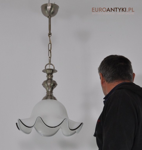 LAMPA DO KUCHNI GANKA GANKU HOLU SZKLANY KWIAT XL