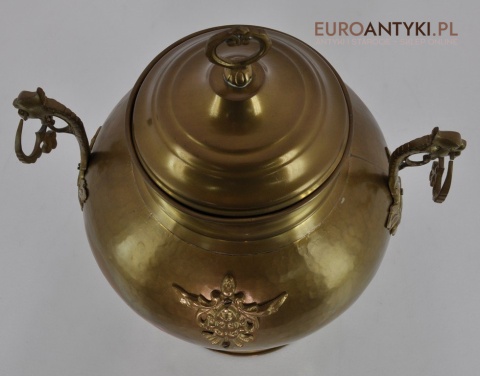 MOSIEZNE NACZYNIE OZDOBNE POJEMNIK DZBAN ANTYK x