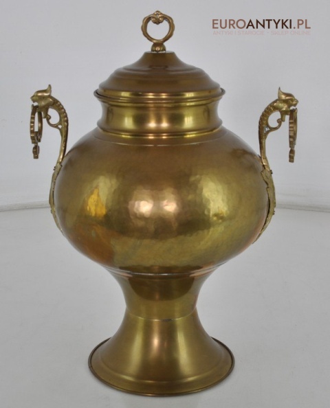 MOSIEZNE NACZYNIE OZDOBNE POJEMNIK DZBAN ANTYK x