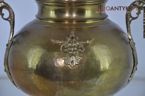 MOSIEZNE NACZYNIE OZDOBNE POJEMNIK DZBAN ANTYK x